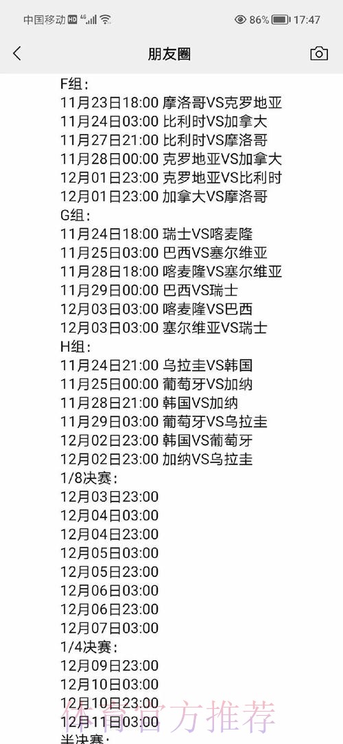 世界杯投注：赛程解析与综合预测